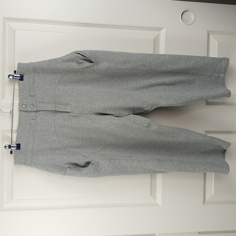 Free People Movement Womens High Rise Gray Crop Sweatpants Medium